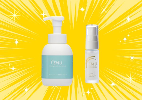 画像1: 【T-4】　エミューモイスチャー　泡ボディーソープ＆エミューオイル10ｍｌ (1)