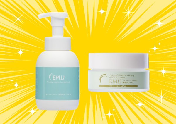 画像1: 【T-5】エミューモイスチャー泡ボディソープ＆クリーム (1)